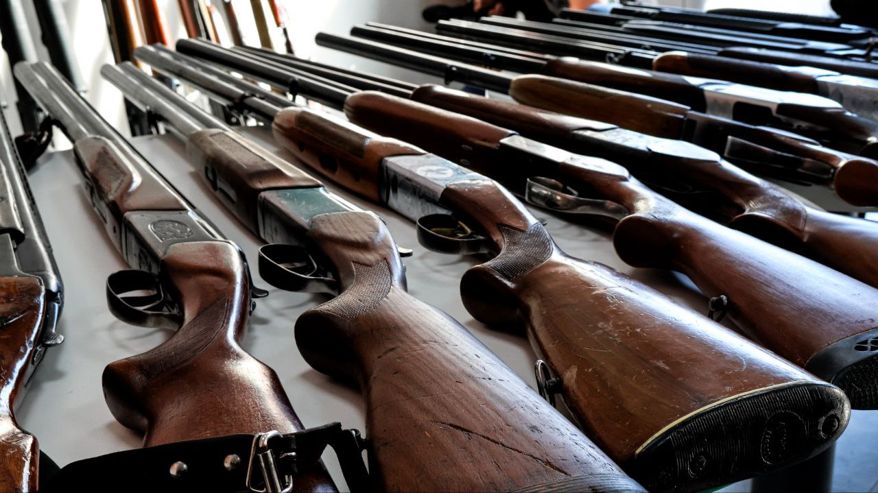 На фронт передана очередная партия охотничьего оружия