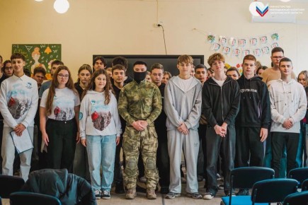 Акция «Мы едины»: встреча с военнослужащим