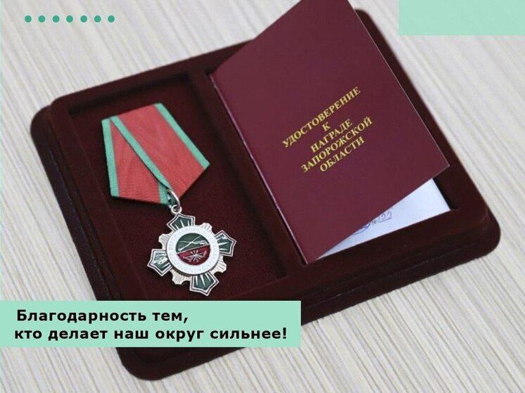 Медиков и коммунальщиков Пологовского района наградили за заслуги перед Запорожской областью