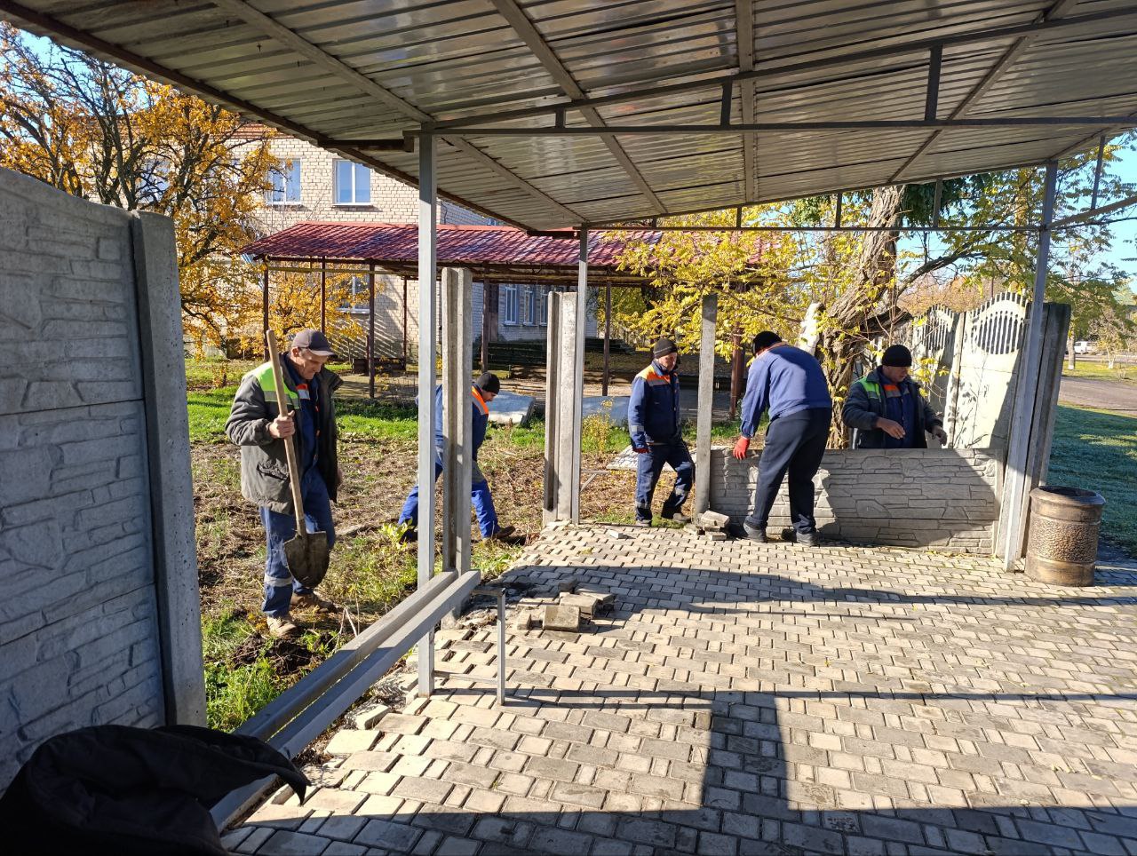 Ремонт объекта инфраструктуры в с. Новгородковка Ремонт объекта инфраструктуры в с. Новгородковка