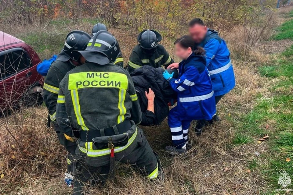 Женщина-водитель пострадала в аварии на выезде из Мелитополя