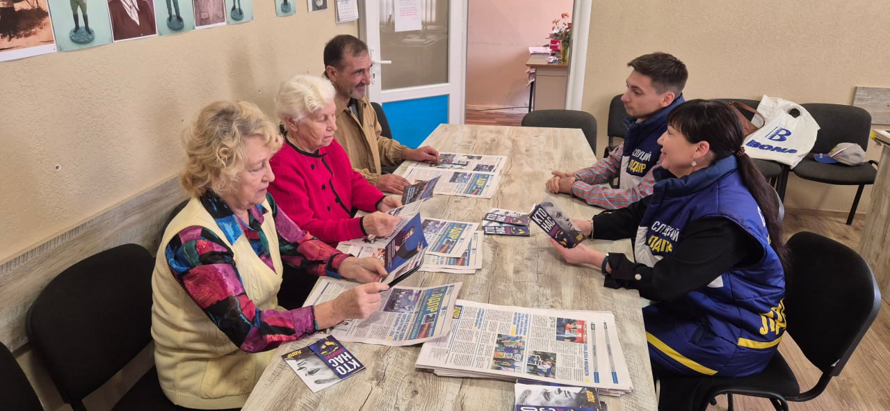 Помощник депутата Заксобрания и юрист РО ЛДПР Запорожской области встретились с ветеранами труда Помощник депутата Заксобрания и юрист РО ЛДПР Запорожской области встретились с ветеранами труда