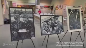 Международная выставка «Искусство и мир: Великая Победа Жизни», посвященная 80-летию Победы в Великой Отечественной войне, открылась в мелитопольском мультимедийном историческом парке «Россия — Моя История»