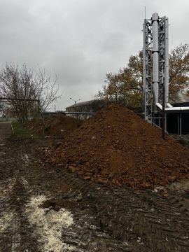 В Новониколаевке шефы из Севастополя завершили земляные работы под водопровод и теплосеть к блочно-модульной котельной