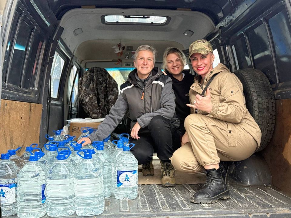 Гуманитарная помощь фонду «Добрый ангел»