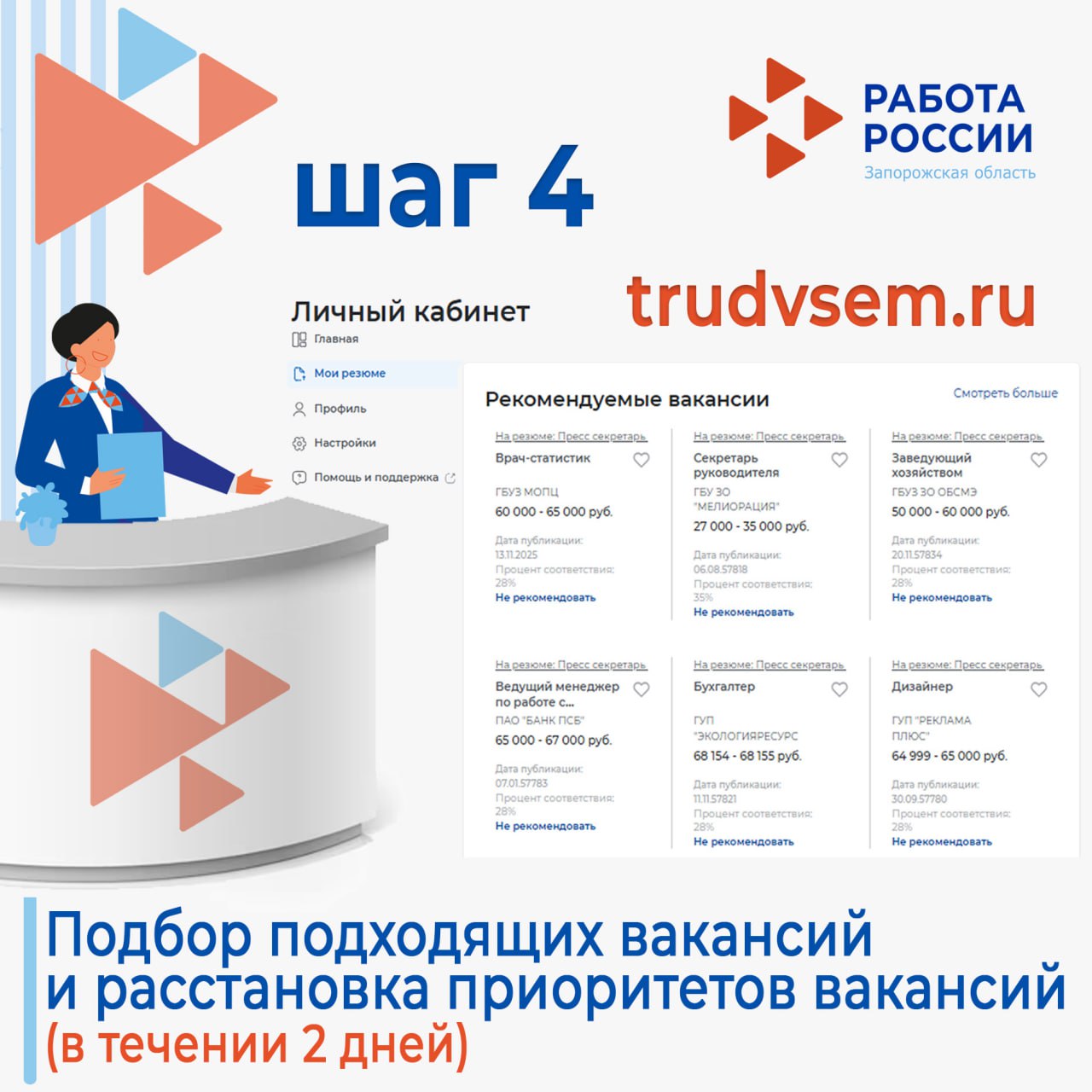 7 шагов к вашей новой, успешной работе! 7 шагов к вашей новой, успешной работе!