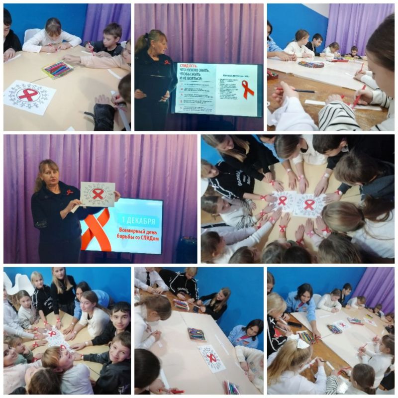 В Долинском клубе досуга прошло мероприятие «Детям о СПИДе»