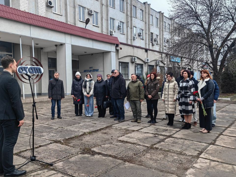 В Мелитополе открыт памятный знак на месте подвига героев Великой Отечественной войны