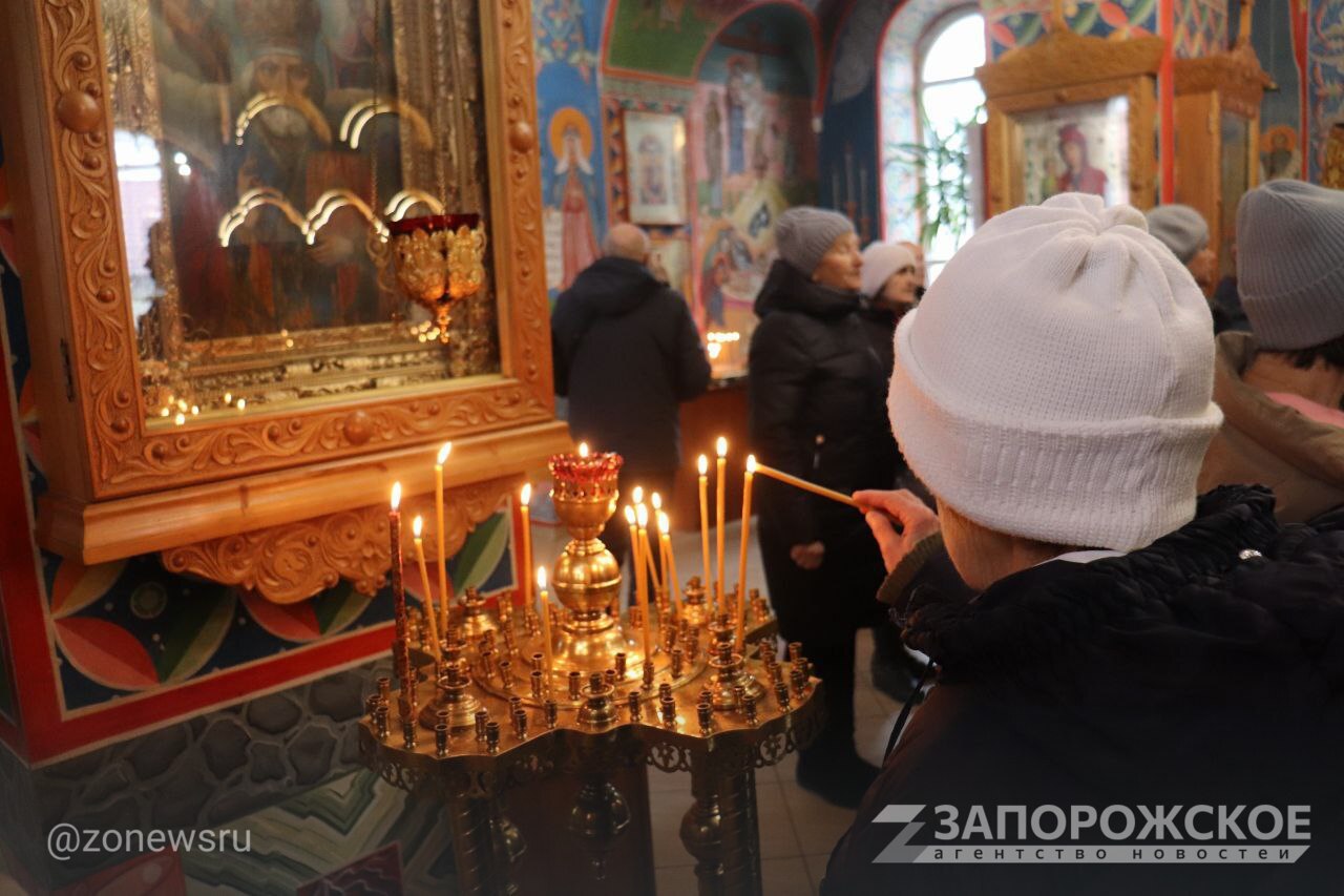 В Мелитополь привезли ковчег с частицей святых мощей апостола Андрея Первозванного