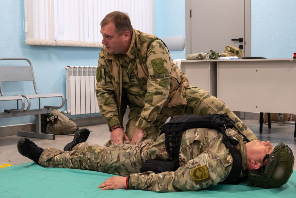 В ФКУЗ «МСЧ МВД России по Запорожской области» прошло занятие по тактической медицине