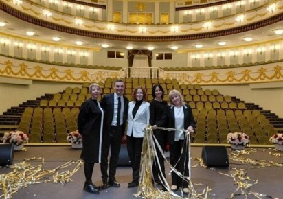 Запорожская область на открытии Мариупольского театра