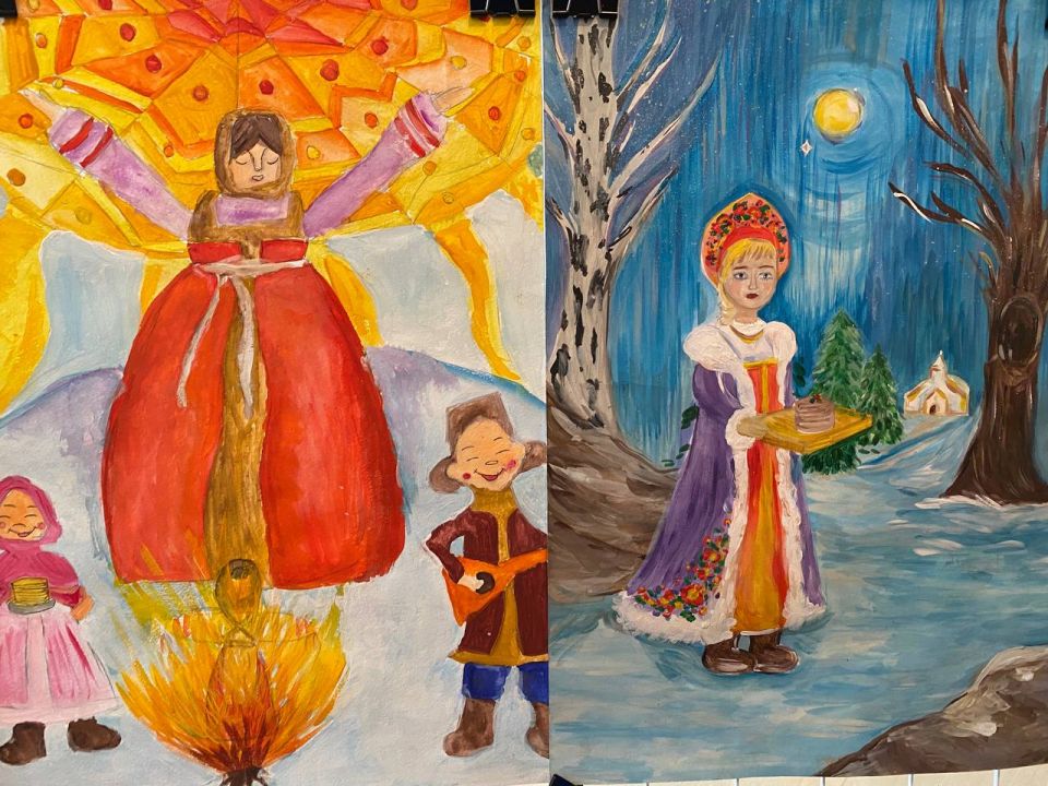 В Мелитопольской детской художественной школе открылась выставка, посвященная Масленице В Мелитопольской детской художественной школе открылась выставка, посвященная Масленице