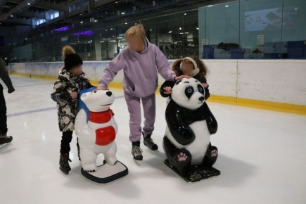 Сотрудники УИИ, полиции и отдела опеки организовали посещение Ледового дворца для детей, состоящих на учёте, а также для опекаемых детей