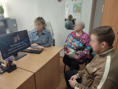 Сотрудники уголовно-исполнительной инспекции провели для несовершеннолетнего, состоящего на учете, профилактическое мероприятие
