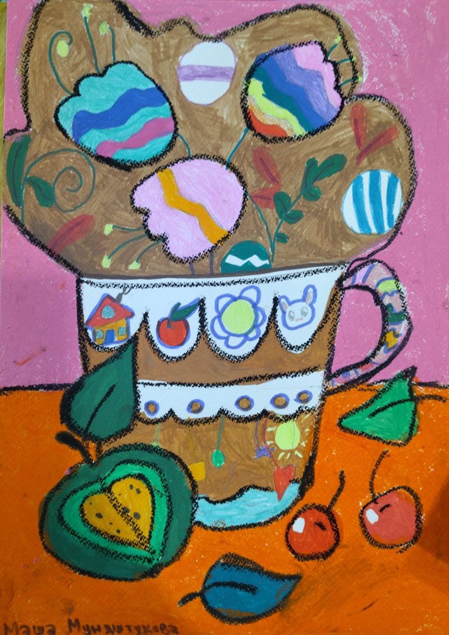 Дышит радостью картина,. В ней всё к месту, всё едино Дышит радостью картина,. В ней всё к месту, всё едино