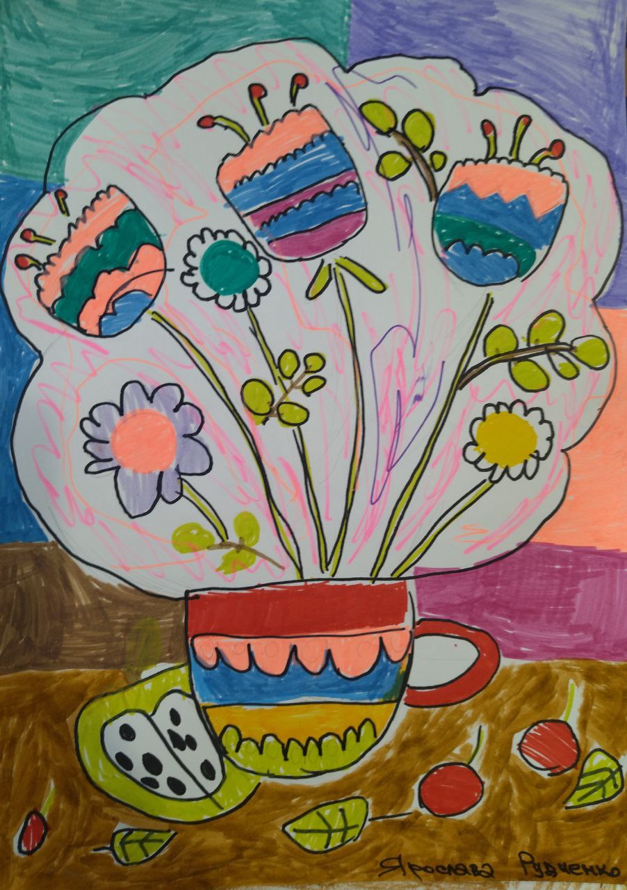 Дышит радостью картина,. В ней всё к месту, всё едино Дышит радостью картина,. В ней всё к месту, всё едино