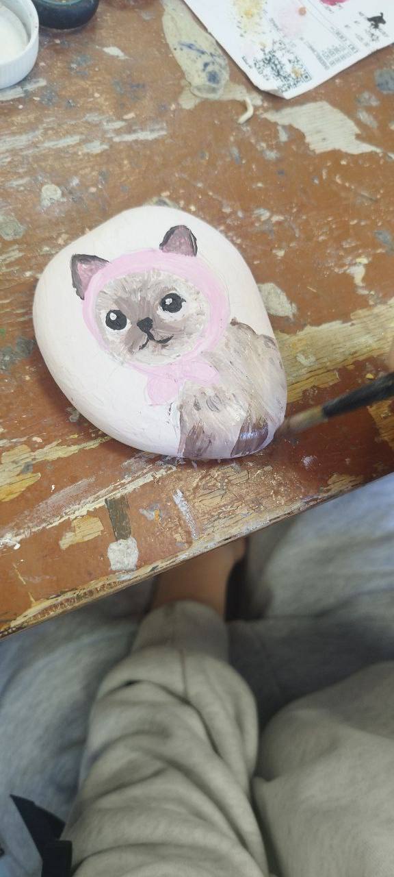 Мастер-класс «Портреты кошек на крымской гальке» Мастер-класс «Портреты кошек на крымской гальке»