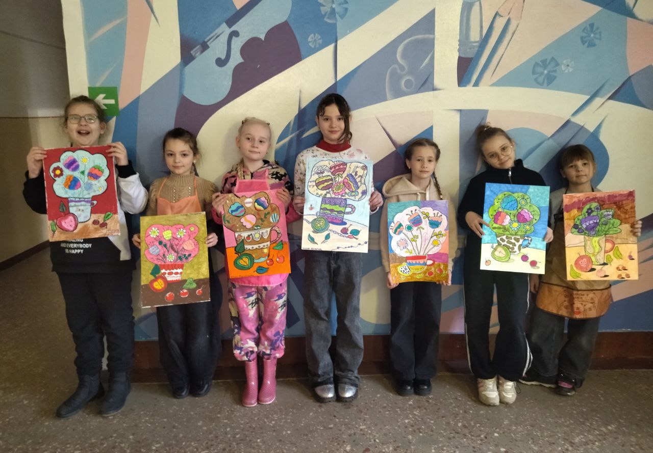 Дышит радостью картина,. В ней всё к месту, всё едино Дышит радостью картина,. В ней всё к месту, всё едино