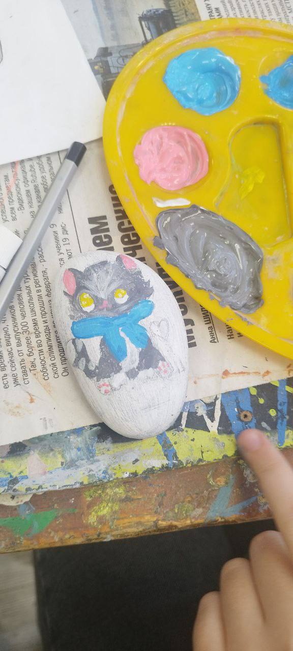 Мастер-класс «Портреты кошек на крымской гальке» Мастер-класс «Портреты кошек на крымской гальке»