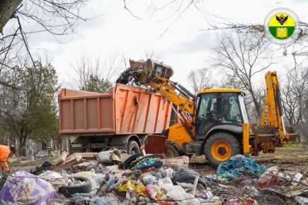 Очередная несанкционированная свалка ликвидирована в Мелитополе