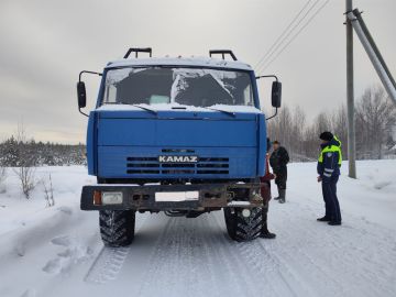 Водитель КамАЗа лишен прав и оштрафован за пьяное вождение