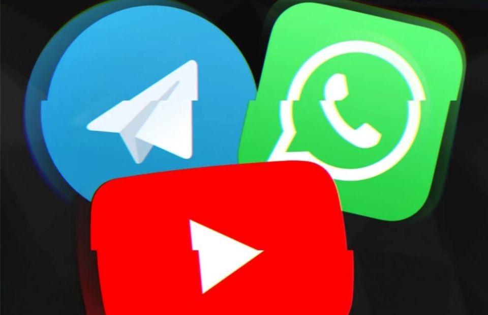 ����������� ��������������� ������: � ������ �������� ������� � ���������� YouTube, VPN-��������, Telegram � WhatsApp ������� �� ���� �������� ����� ���������