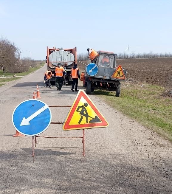 ГУП «УАЗО» продолжает работы по приведению автомобильных дорог Запорожской области в нормативное состояние
