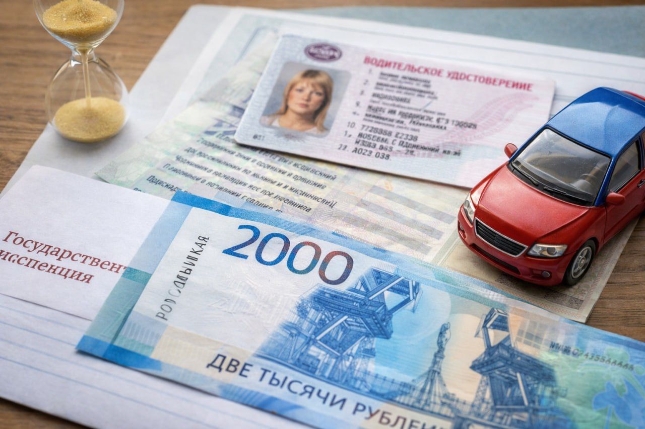 Водителю могут назначить штраф до 2 тысяч рублей, если после смены фамилии или регистрации он не уведомит Госавтоинспекцию в течение десяти дней