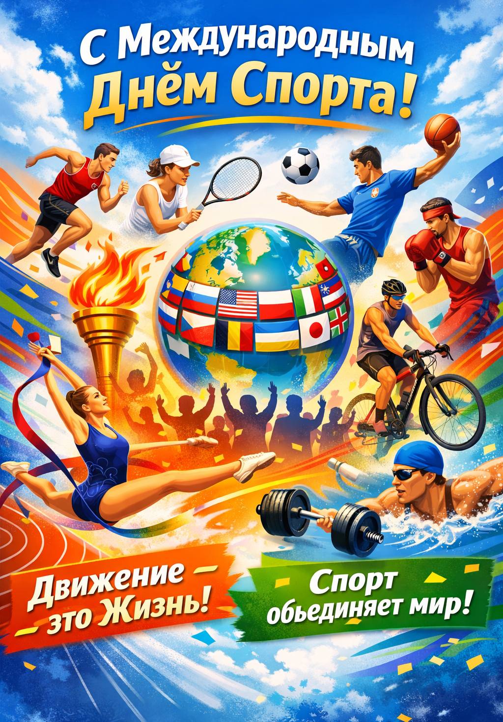 С Международным днём спорта!