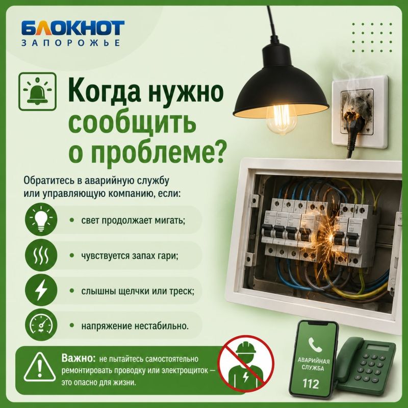 Как избежать поломки техники после восстановления света в Запорожской области Как избежать поломки техники после восстановления света в Запорожской области