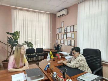 Юлия Сажаева: #Карта_действий. Состоялась рабочая встреча с директором школы № 5 г. Мелитополя