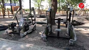 В Мелитополе продолжается строительство Парка участников СВО