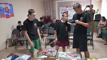 Народный фронт доставил спортинвентарь в Мелитопольский областной центр социально-психологической реабилитации детей