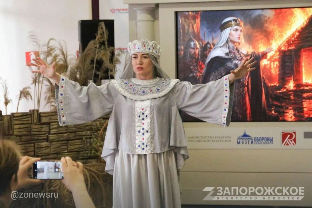 Театрализованная постановка ко Дню памяти святой княгини Ольги состоялась в Мелитополе Театрализованная постановка ко Дню памяти святой княгини Ольги состоялась в Мелитополе