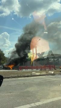 В Запорожье прилёт по АЗС на улице Победы