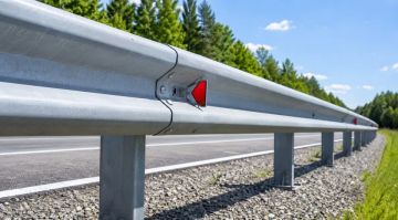 На трассах Запорожской области установили барьерные ограждения