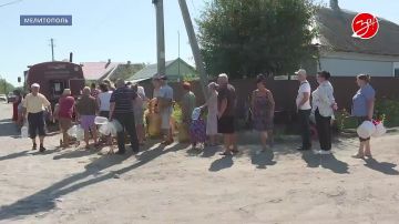 Из-за отсутствия электроснабжения возникла острая проблема с водоснабжением