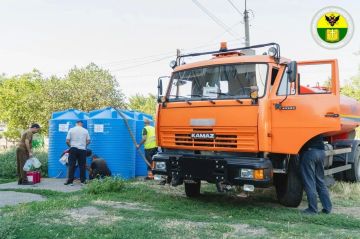46 емкостей для воды установлено в Мелитополе