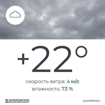 Облачная, теплая погода ожидается в Запорожской области в четверг, 27 августа