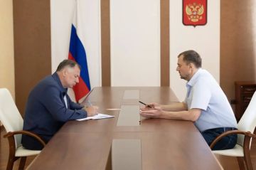 Евгений Балицкий: Прошла рабочая встреча с заместителем Председателя Правительства РФ Маратом Шакирзяновичем Хуснуллиным
