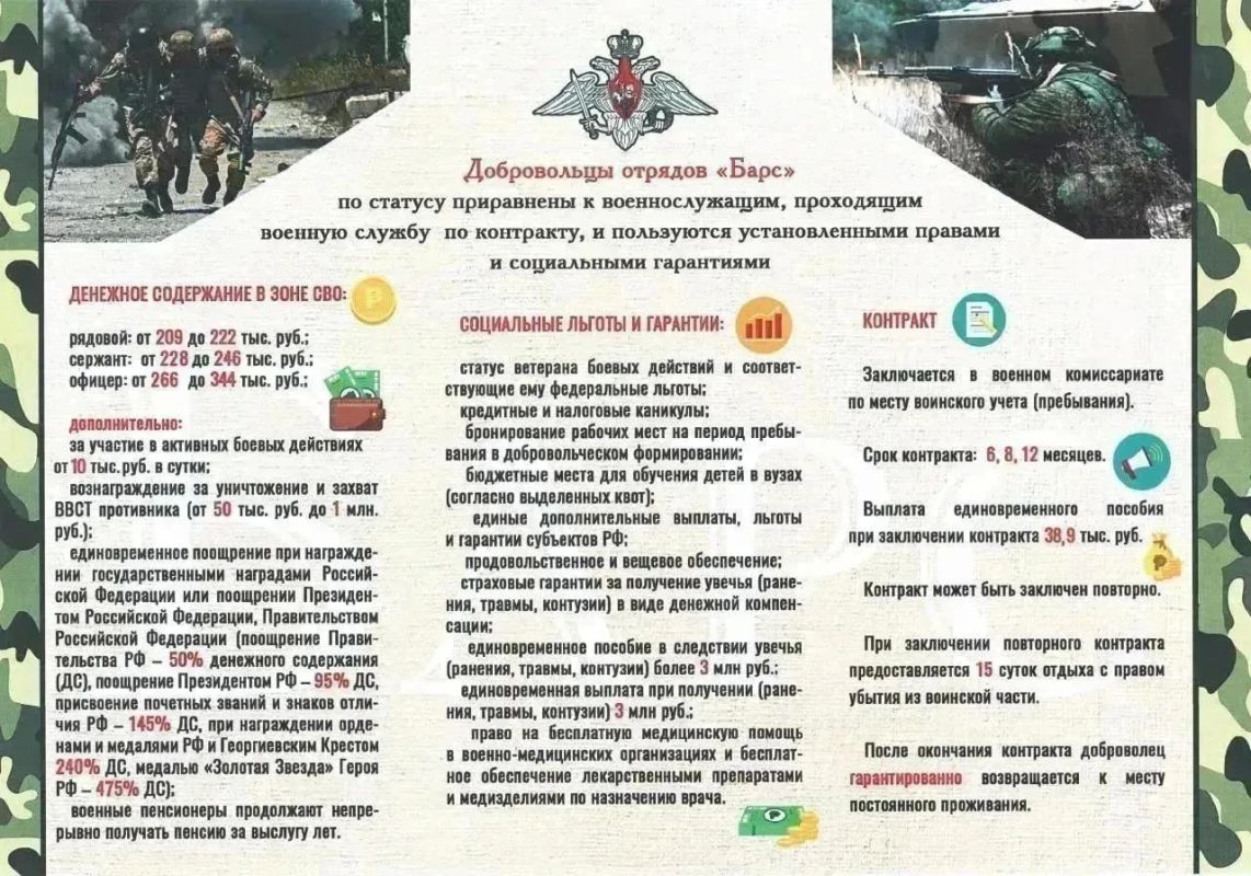 Объявлен набор в добровольческие отряды «БАРС» Объявлен набор в добровольческие отряды «БАРС»